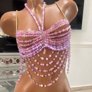 Beaded Bra Ibiza Jewel Top